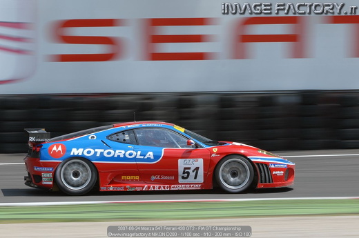 2007-06-24 Monza 547 Ferrari 430 GT2 - FIA GT Championship